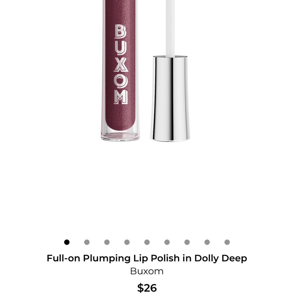 Buxom Full-On Lip Polish — Deep Plum Shimmer DOLLY DEEP NWT